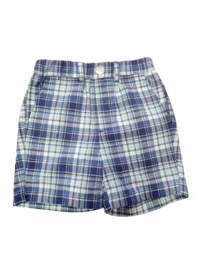 Plaid Shorts - Blue