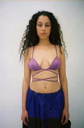 Plum Mara Bikini Top - Purple