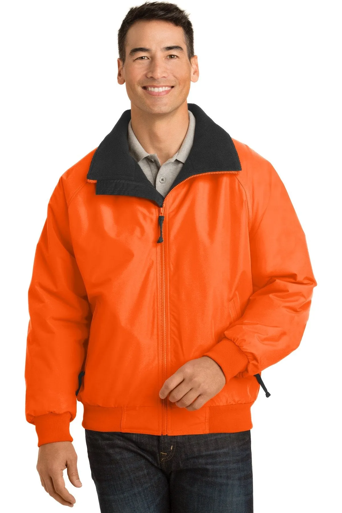 Port Authority Enhanced Visibility Challenger Jacket J754S Safety Orange/ Black