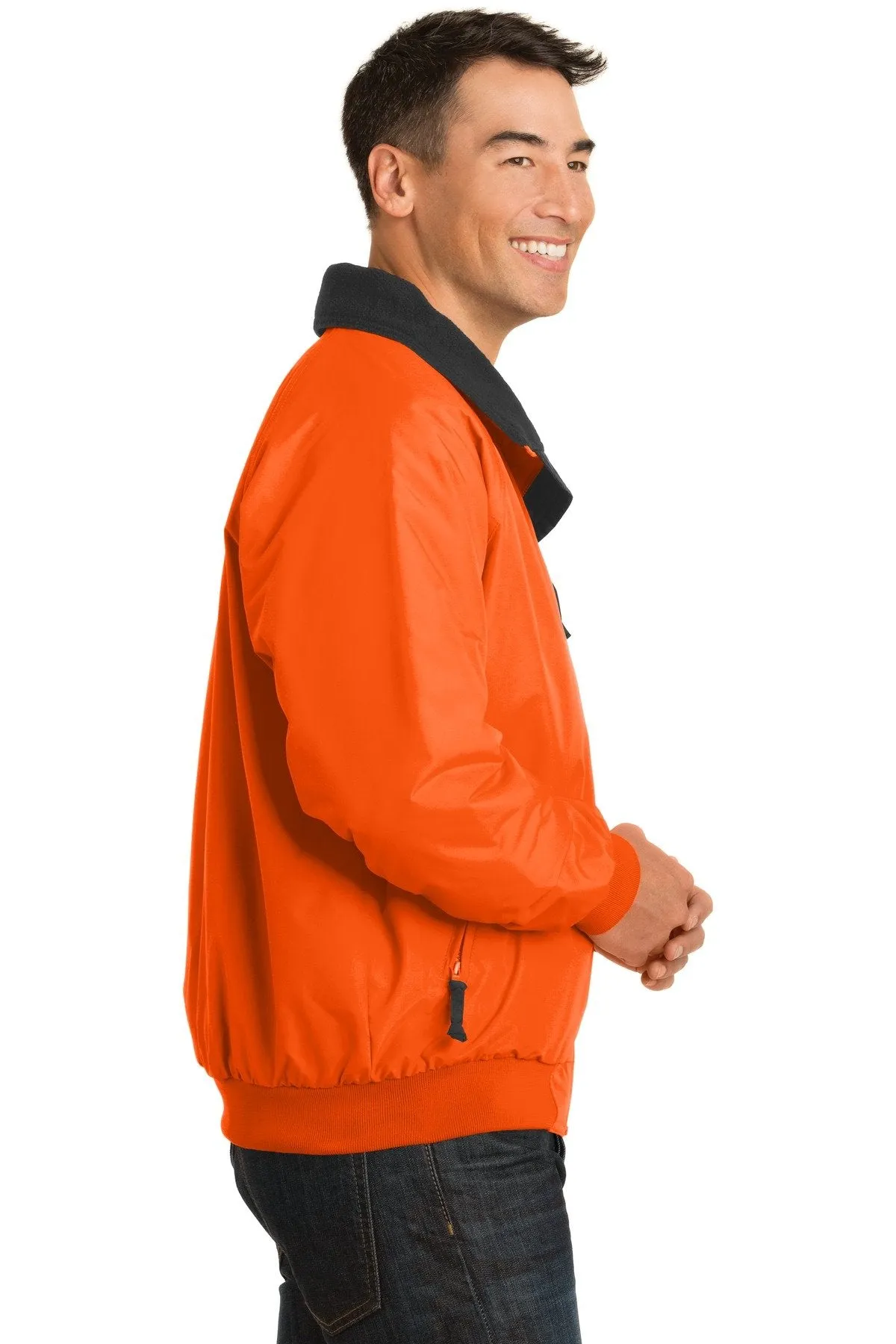 Port Authority Enhanced Visibility Challenger Jacket J754S Safety Orange/ Black