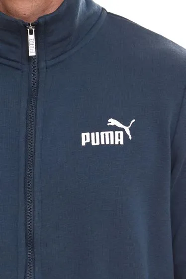 PUMA Men Ess 2 Col Track Jacket giacca da allenamento da uomo sostenibile in cotone 679632 16 blu scuro