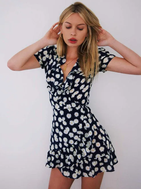 ----Realisation   ----Valentina Daisy Wrap Dress ---