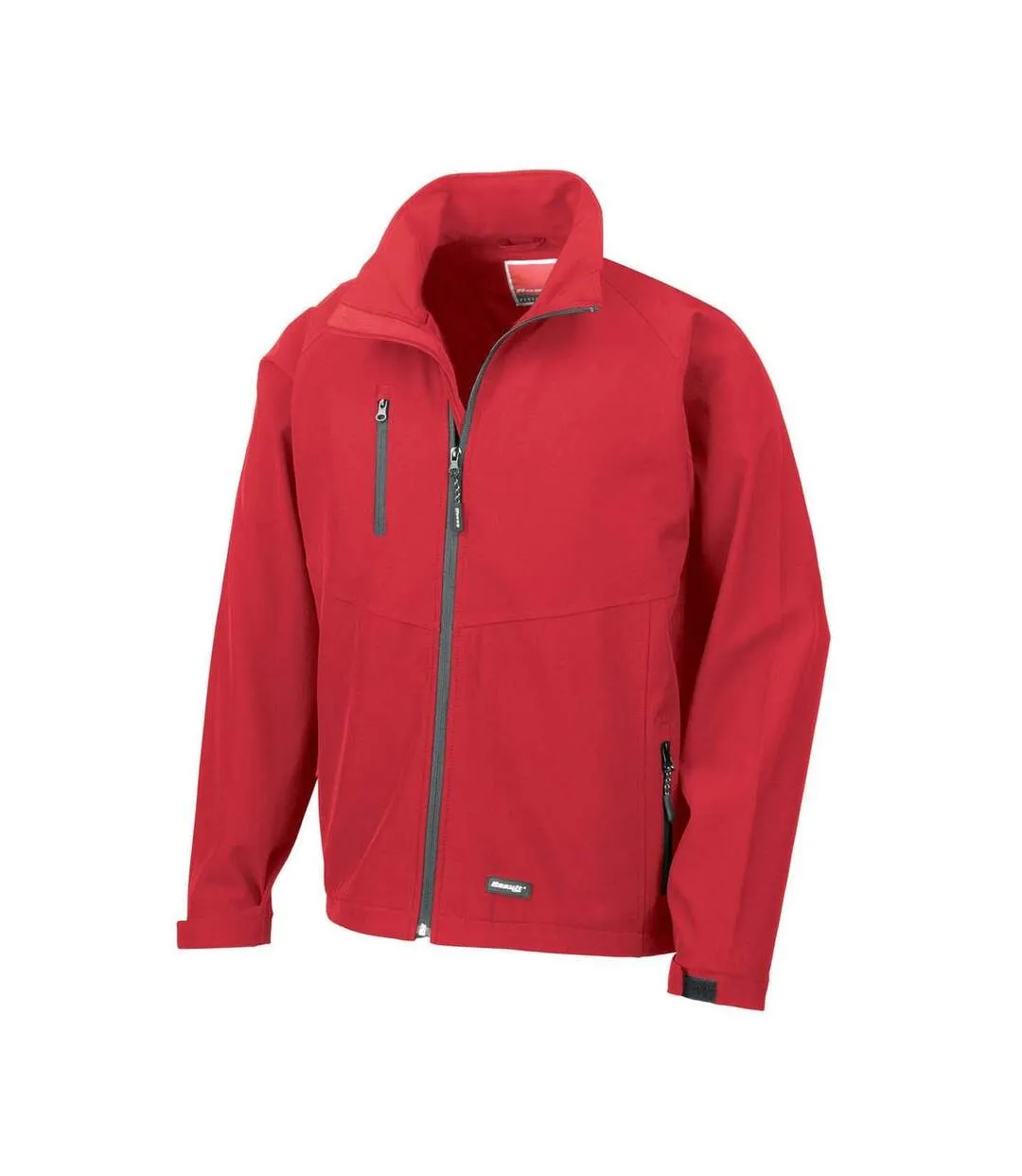 Result Mens 2 Layer Base Softshell Breathable Wind Resistant Jacket (Red) - UTBC864