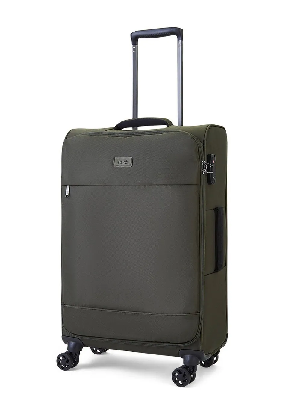 Rock Olive Green Paris Suitcase