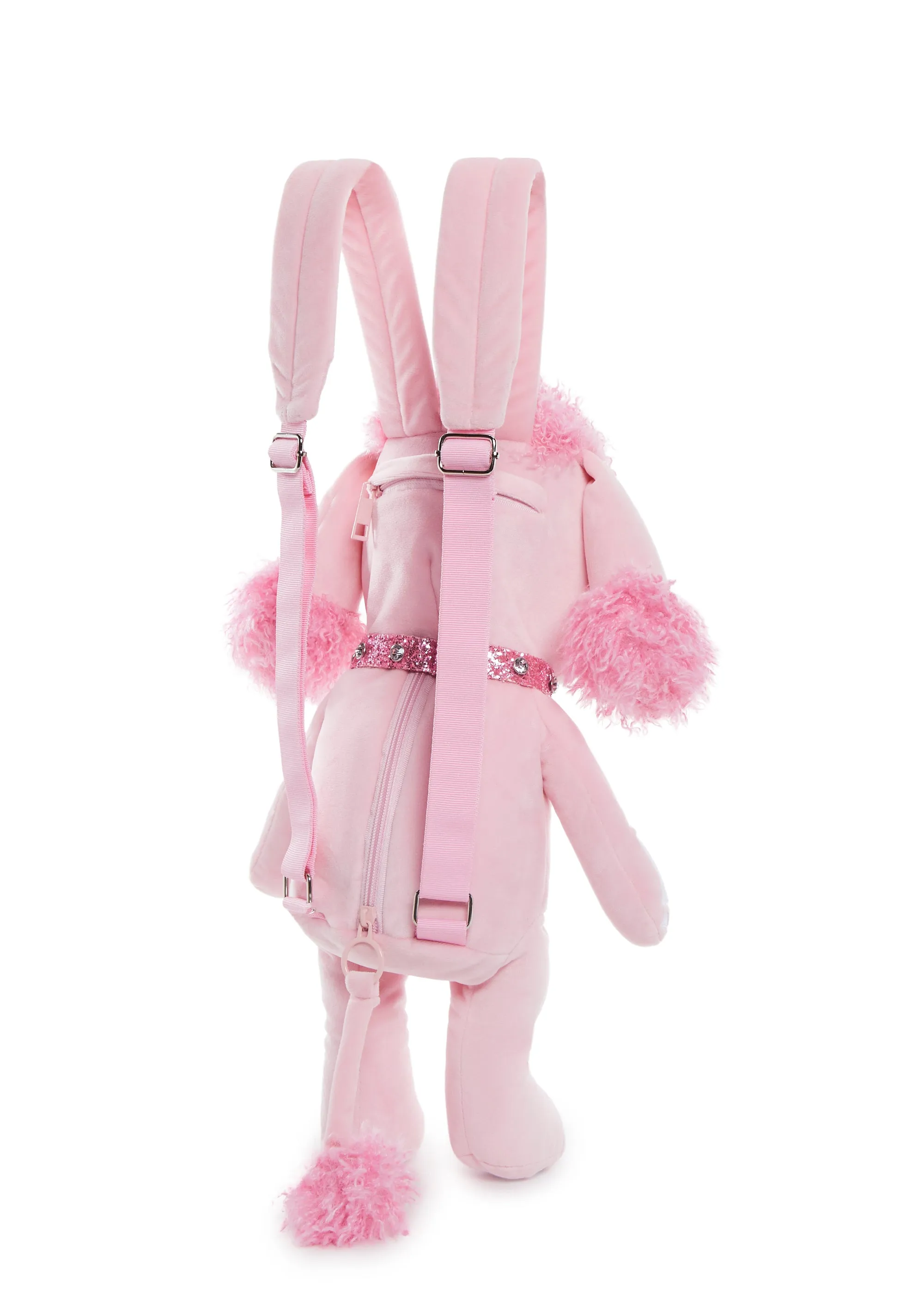 Roxie Poodle Plush Backpack-