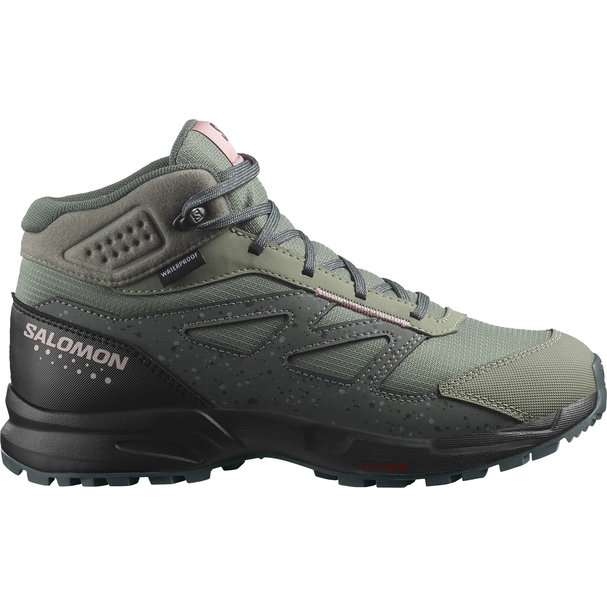 Salomon Juniors' Outway Mid ClimaSalomon Waterproof Agave Green/Black/Cadet | Buy Salomon Juniors' Outway Mid ClimaSal