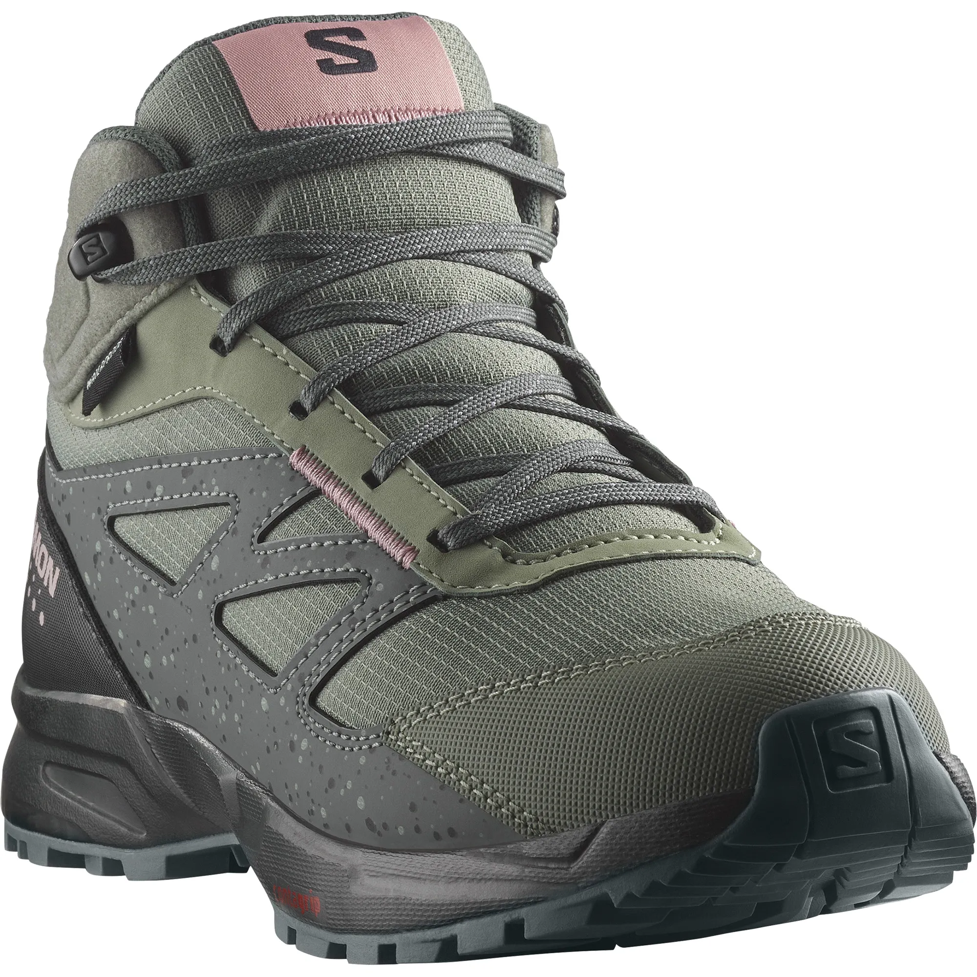 Salomon Juniors' Outway Mid ClimaSalomon Waterproof Agave Green/Black/Cadet | Buy Salomon Juniors' Outway Mid ClimaSal