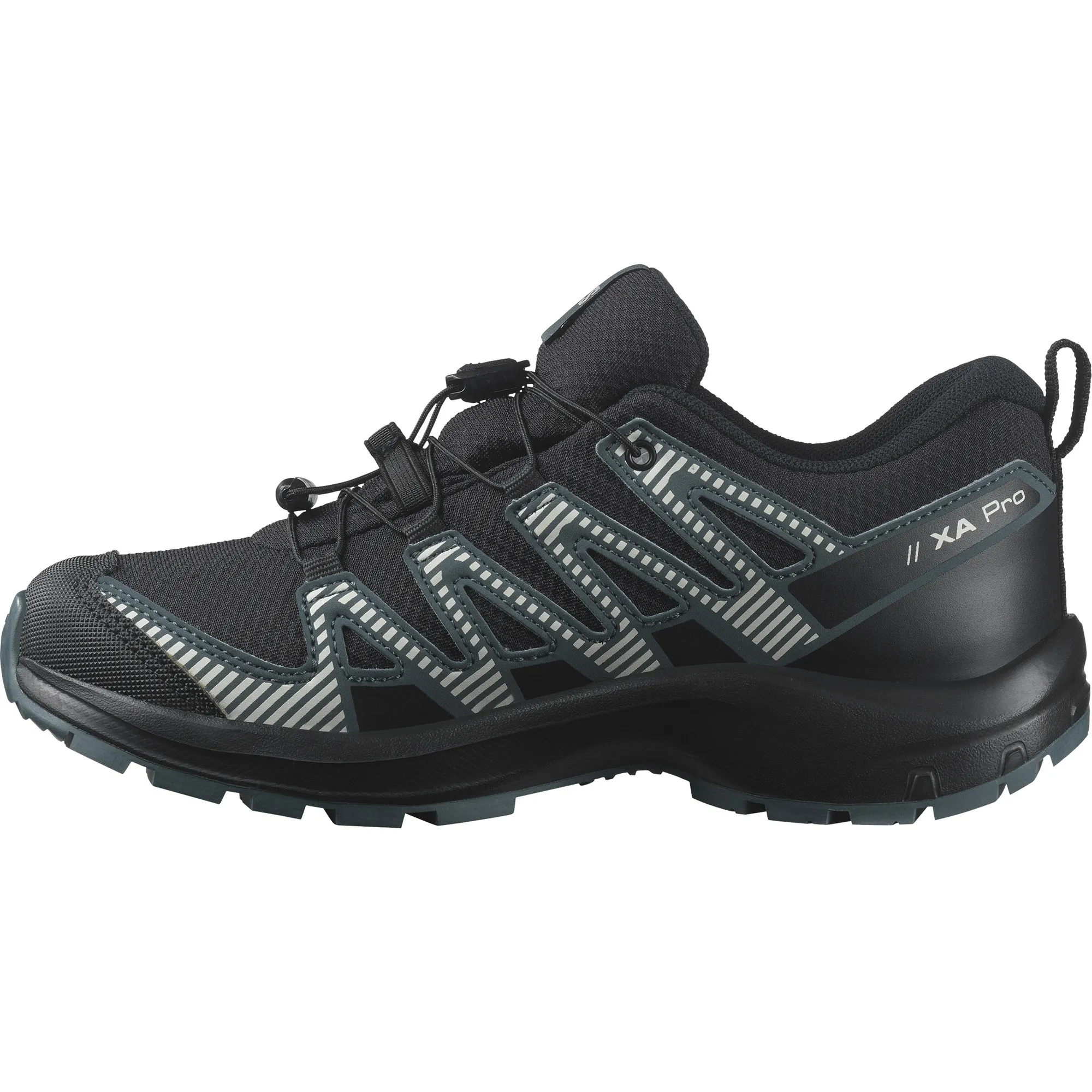 Salomon Juniors' XA Pro V8 ClimaSalomon Waterproof Black/Phantom/Dark Slate | Buy Salomon Juniors' XA Pro V8 ClimaSalo