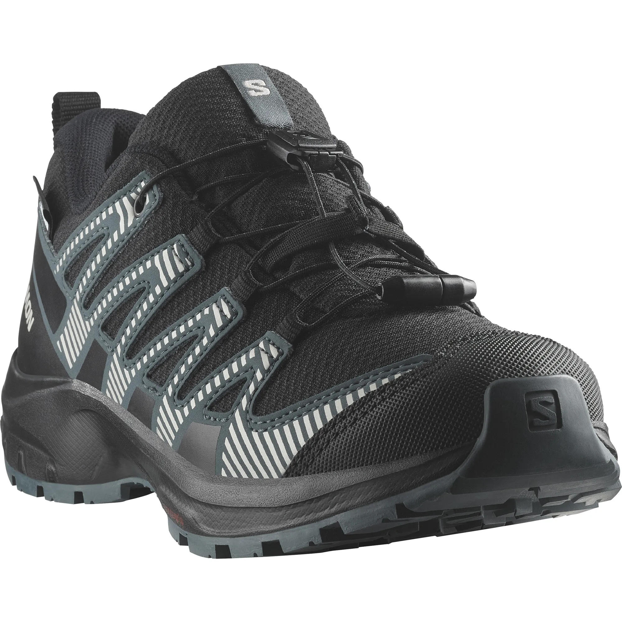 Salomon Juniors' XA Pro V8 ClimaSalomon Waterproof Black/Phantom/Dark Slate | Buy Salomon Juniors' XA Pro V8 ClimaSalo