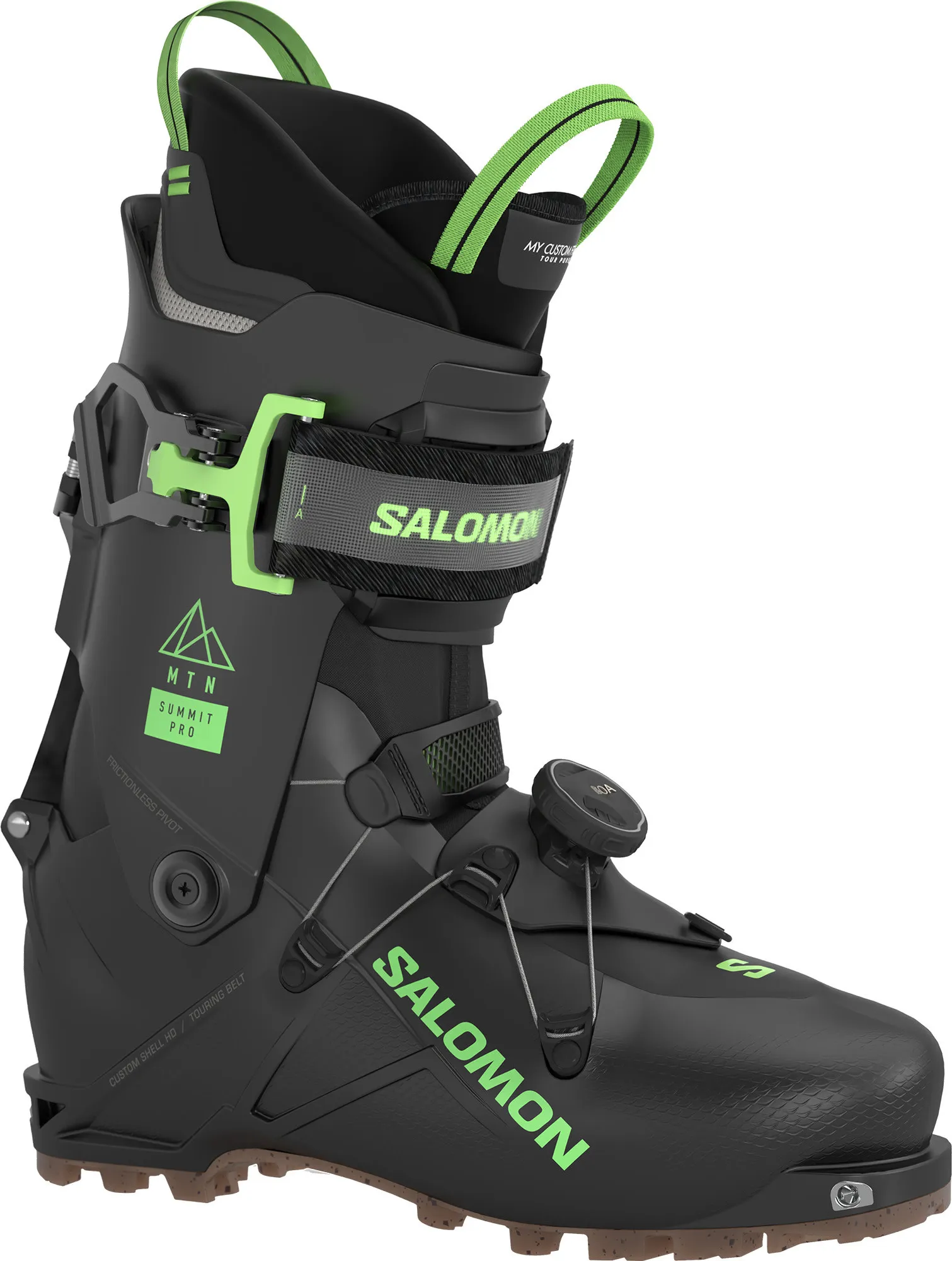 Salomon Men's MTN Summit Pure Black/Pastel Neon Green/Rainy Day | Buy Salomon Men's MTN Summit Pure Black/Pastel Neon 