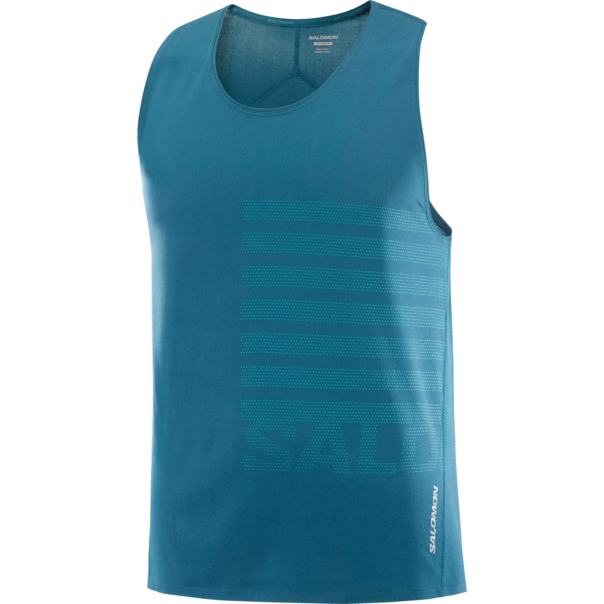 Salomon Men's Sense Aero Graphic Tank Top Deep Dive | Buy Salomon Men's Sense Aero Graphic Tank Top Deep Dive here | O