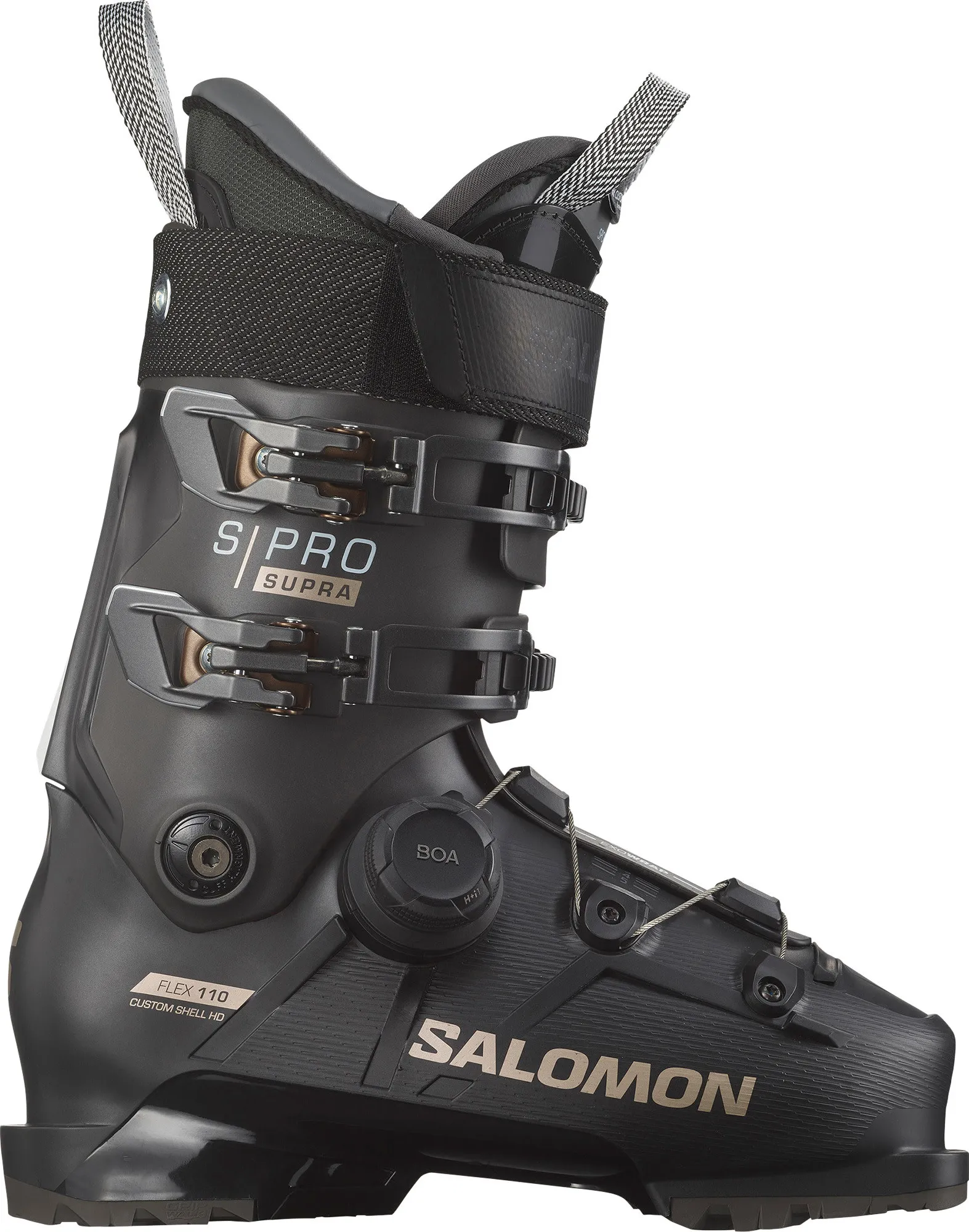 Salomon Men's S/Pro Supra BOA 110 Black/Beluga/Titanium Met. Pd | Buy Salomon Men's S/Pro Supra BOA 110 Black/Beluga/T