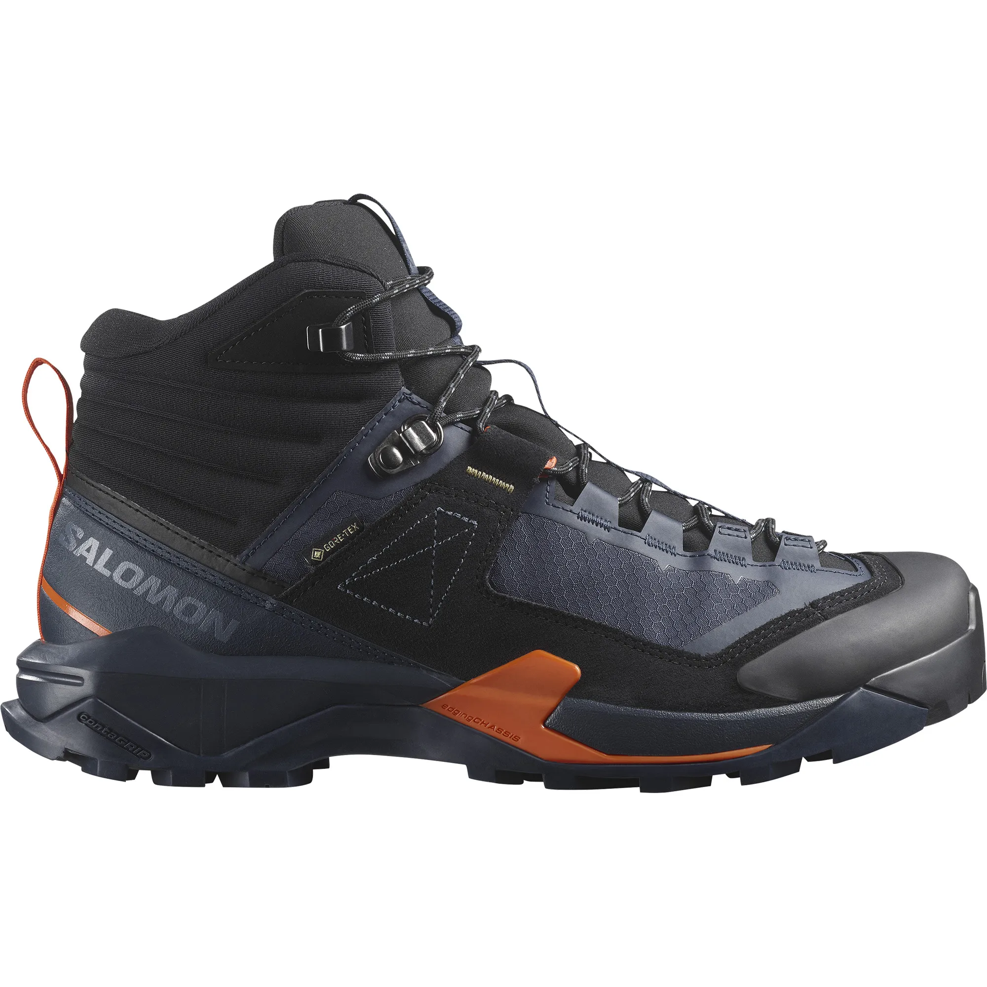 Salomon Men's X Ultra Alpine Mid GORE-TEX Blue Nights/Black/Red Orange | Buy Salomon Men's X Ultra Alpine Mid GORE-TEX