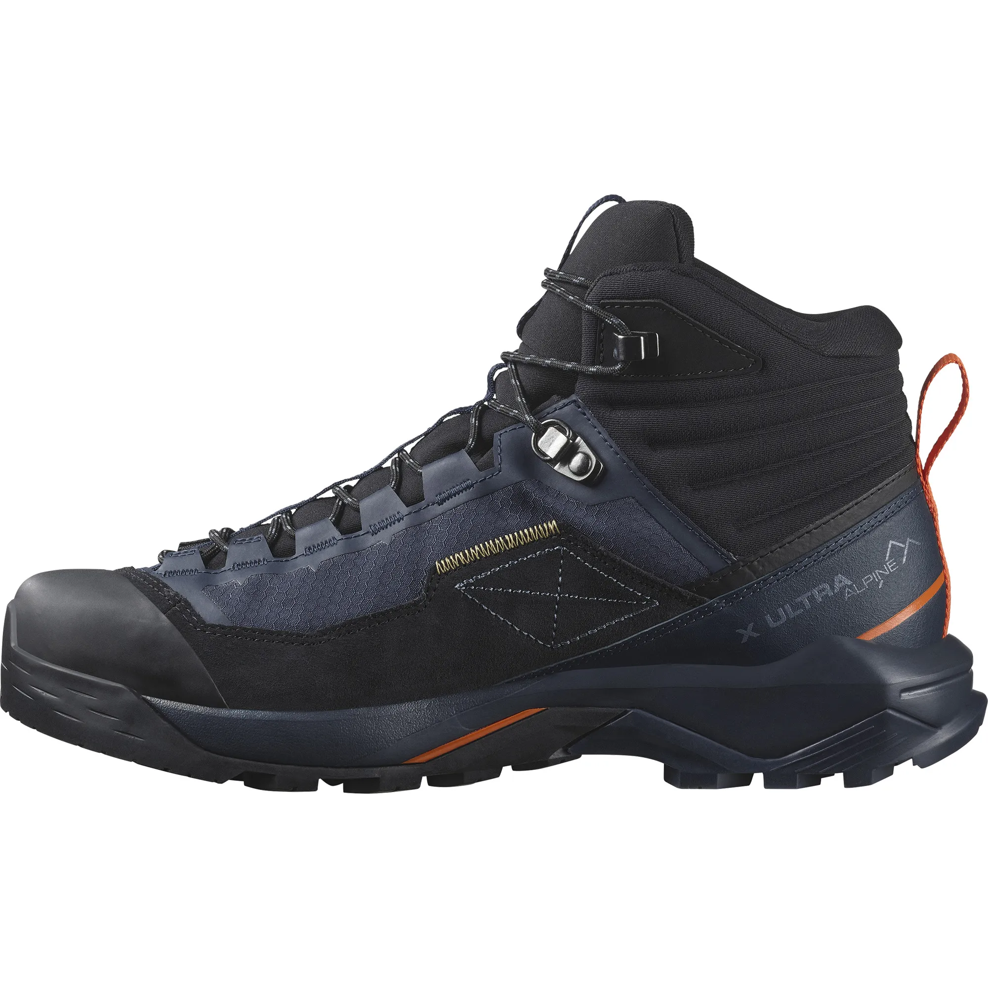 Salomon Men's X Ultra Alpine Mid GORE-TEX Blue Nights/Black/Red Orange | Buy Salomon Men's X Ultra Alpine Mid GORE-TEX