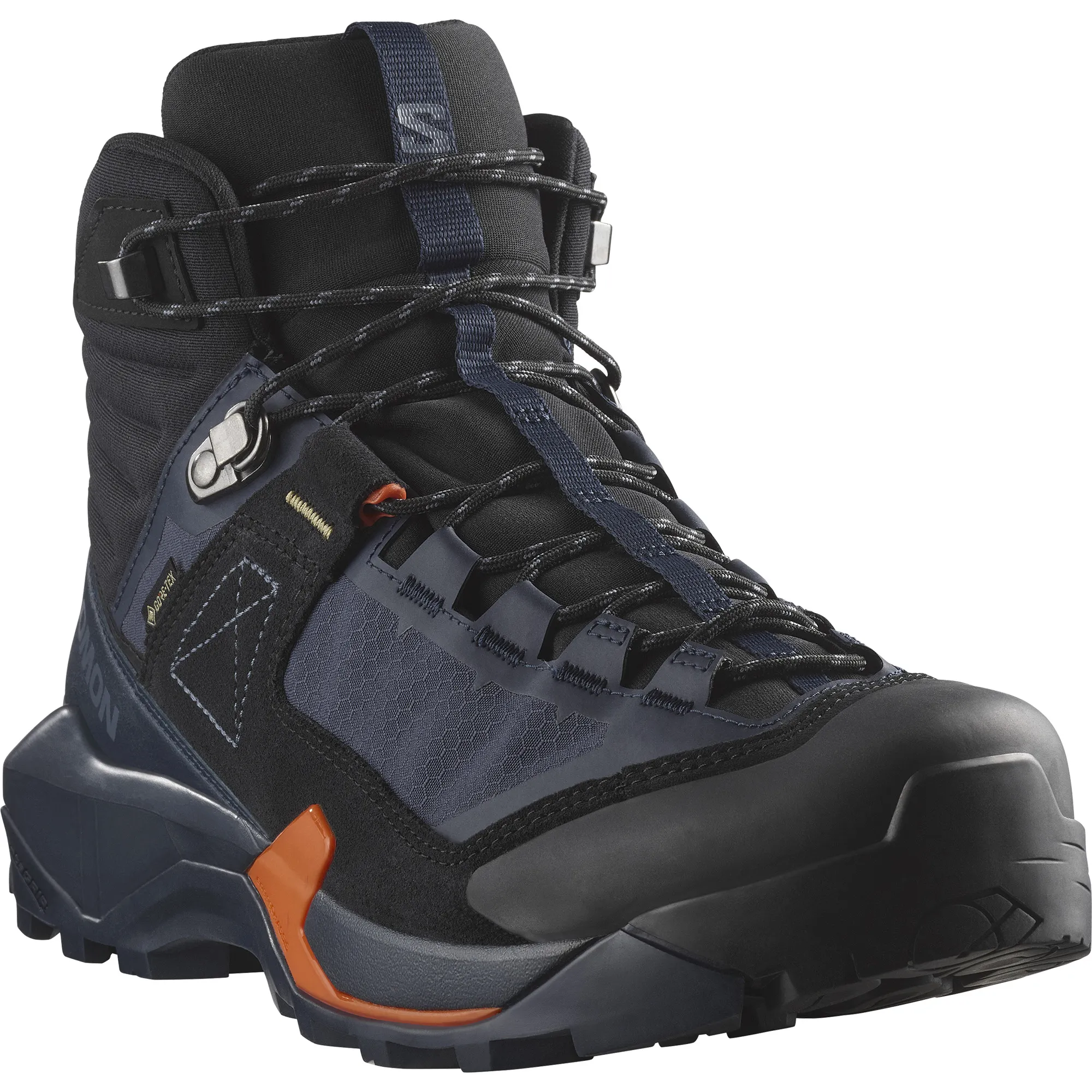 Salomon Men's X Ultra Alpine Mid GORE-TEX Blue Nights/Black/Red Orange | Buy Salomon Men's X Ultra Alpine Mid GORE-TEX