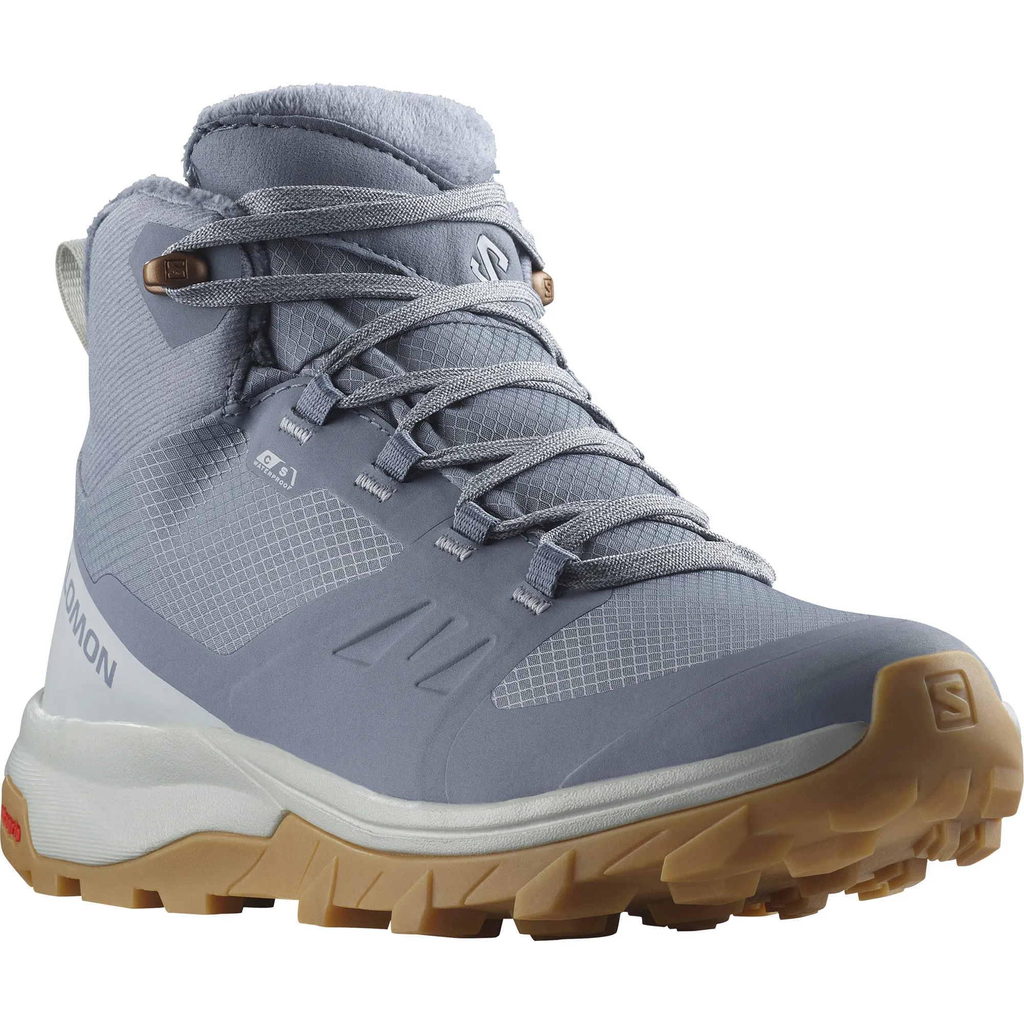 Salomon Women's Outsnap Climasalomon Waterproof Flint Stone/Pearl Blue/Gum3 | Buy Salomon Women's Outsnap Climasalomon