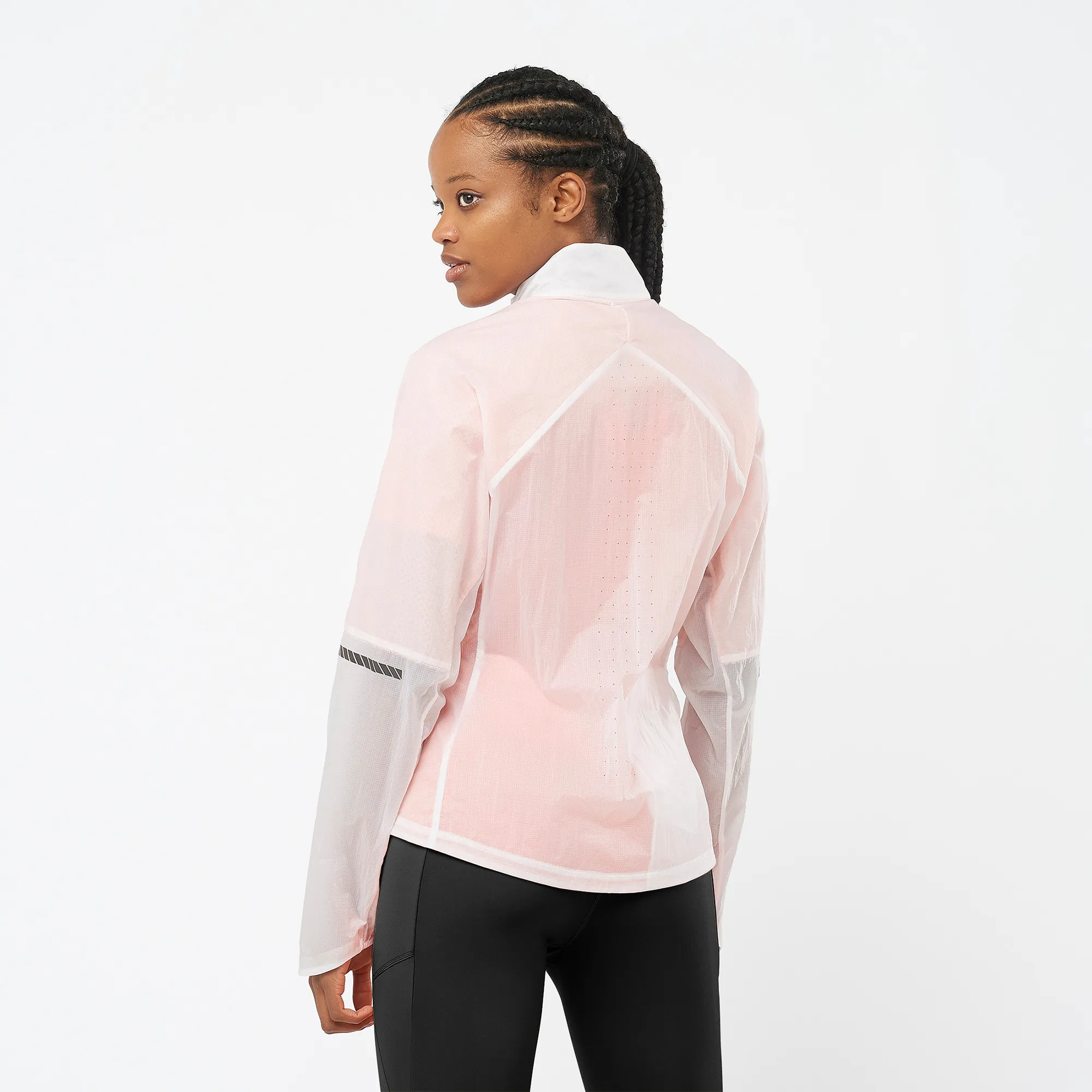 Salomon Women's Sense Flow Jacket White/Peach Amber | Buy Salomon Women's Sense Flow Jacket White/Peach Amber here | O