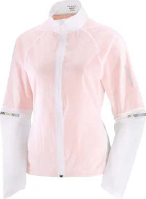 Salomon Women's Sense Flow Jacket White/Peach Amber | Buy Salomon Women's Sense Flow Jacket White/Peach Amber here | O