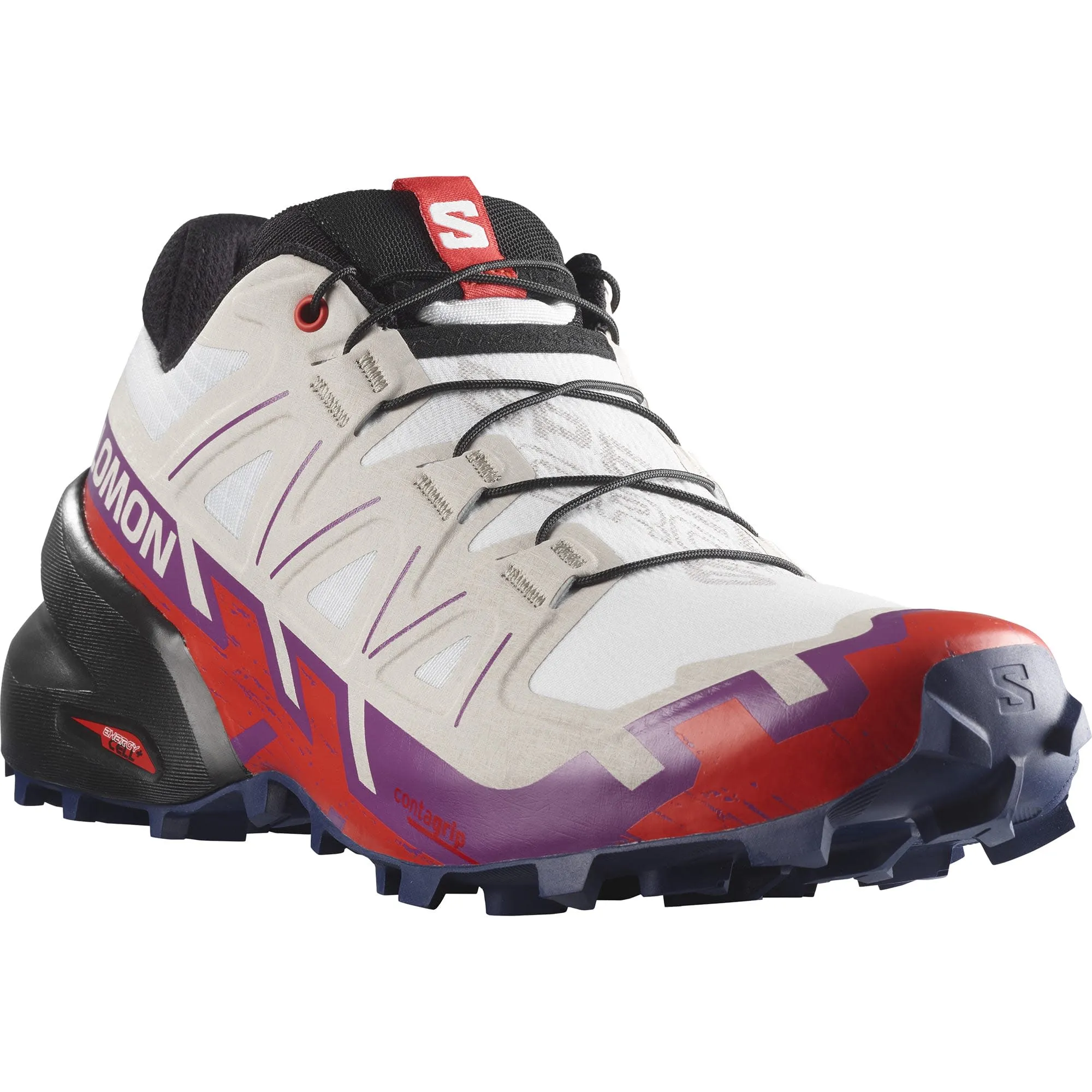 Salomon Women's Speedcross 6 White/Sparkling Grape/Fiery Red | Buy Salomon Women's Speedcross 6 White/Sparkling Grape/