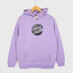 Santa Cruz - Holo Wave Dot Pullover Hooded Sweatshirt - Digital Lavender