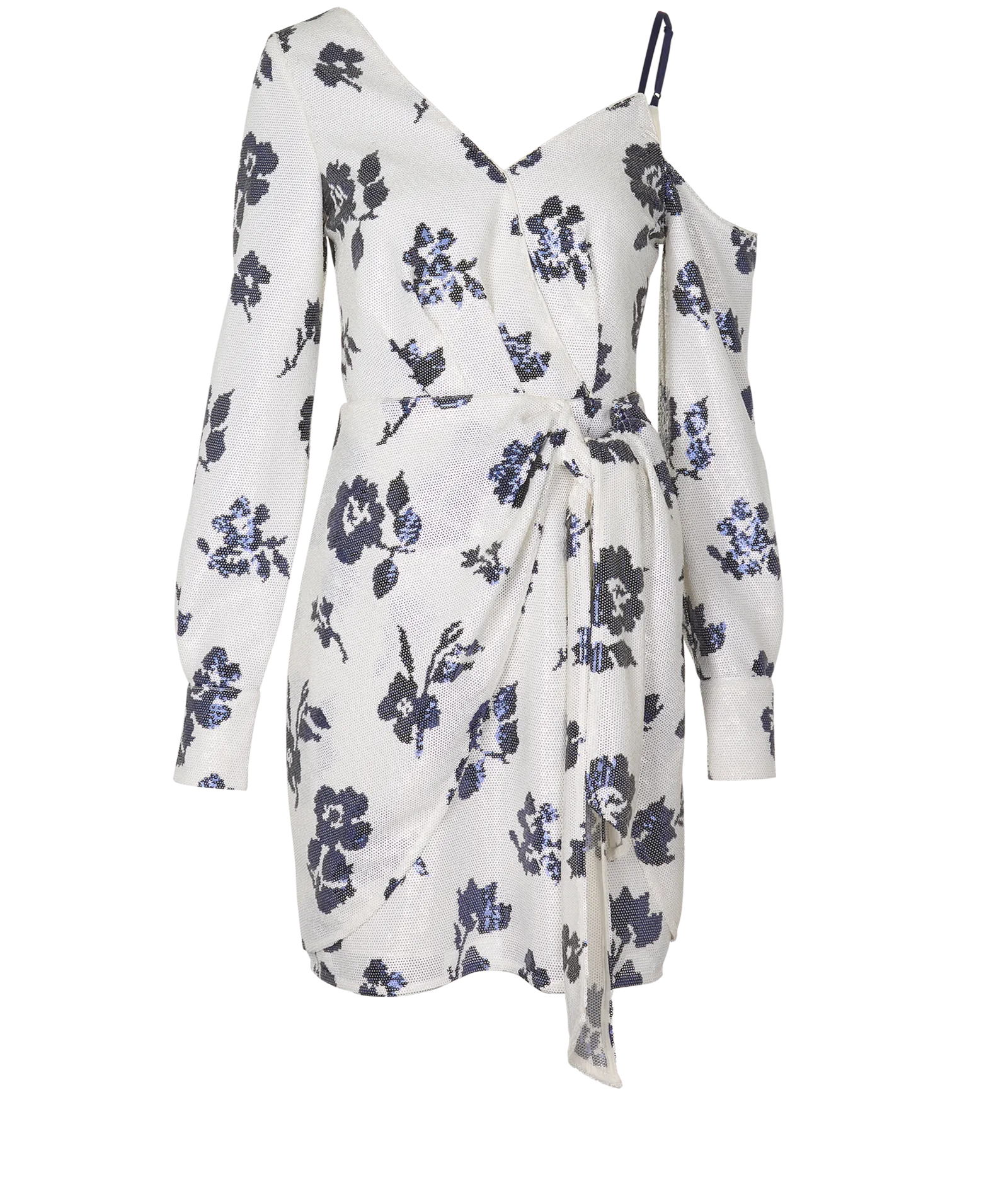 Self- Portrait Floral Wrap Dress