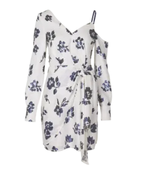 Self- Portrait Floral Wrap Dress