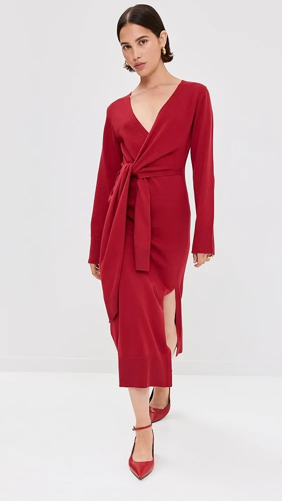 SIMKHAI   Skyla Wrap Dress 