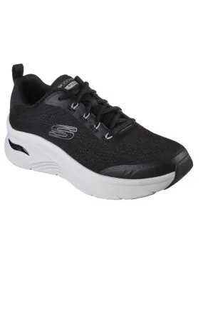 Skechers Arch Fit D'Lux Sumner Trainers Black Mesh