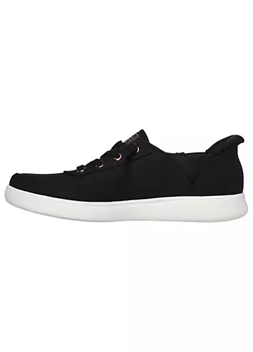 Skechers Black Slip-ins BOBS Skip Cute B Cute Sweet Trainers | Grattan