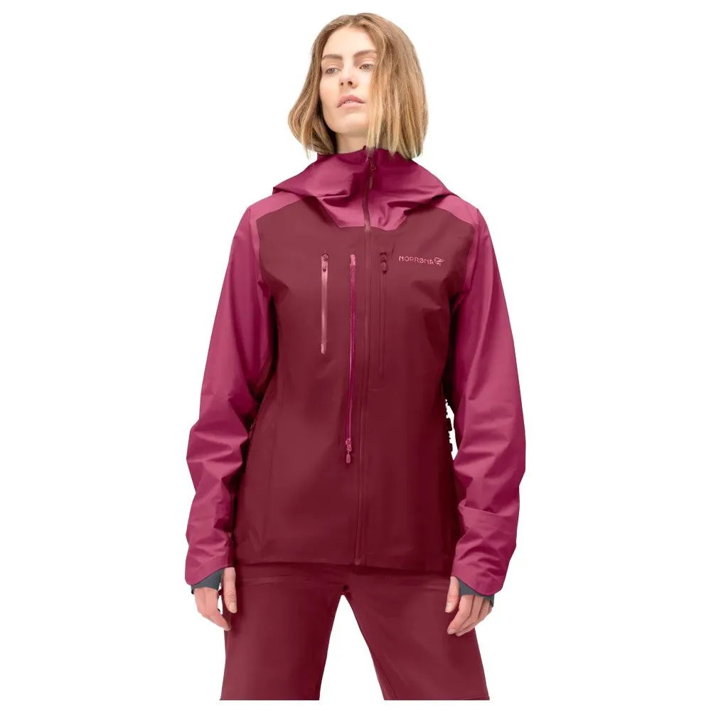 Ski Jacket Norrona ---Women's Lyngen Gore-Tex Violet Quartz