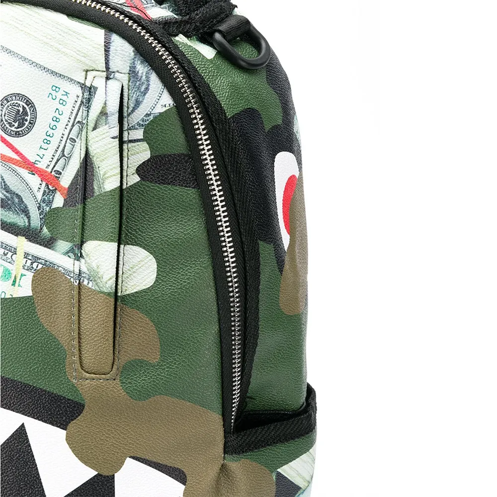 Sprayground Camo Money Shark Backpack / Zaino