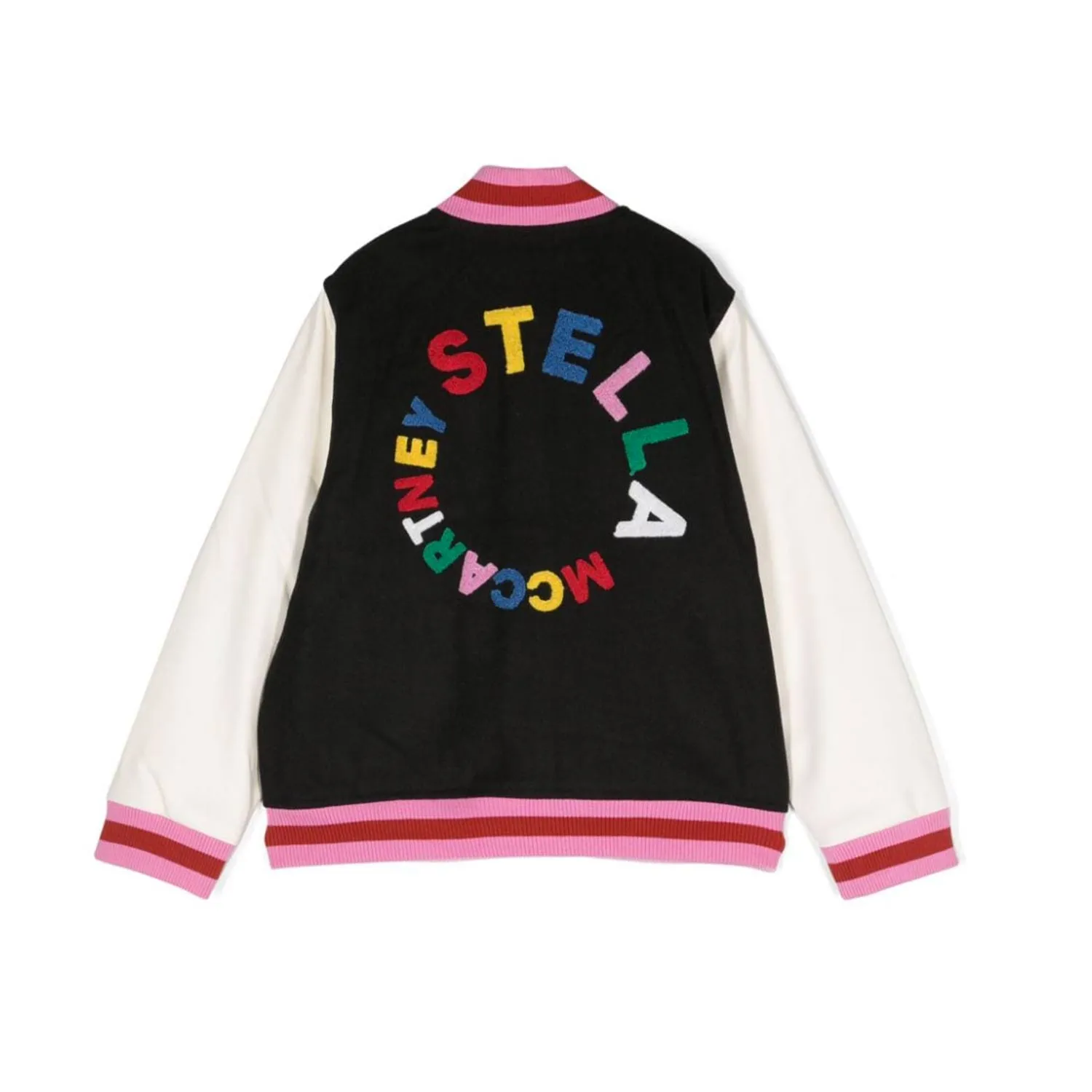 Stella Mccartney Black And White Stella Jacket For Girls And Teens