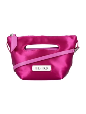 THE ATTICO Chic Mini Tote Handbag with Detachable Strap - 15x13.5x14cm