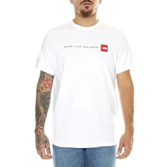 The North Face M' S/S Never Stop Exploring Tee Tnf White