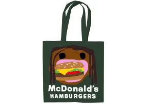 Travis Scott x CPFM 4 CJ Burger Mouth Tote Green