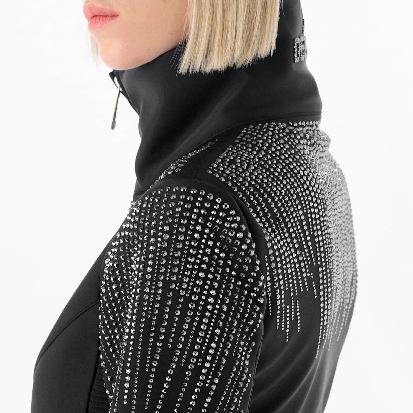 Tuta 2.0 Black Swarovski Ski One Piece