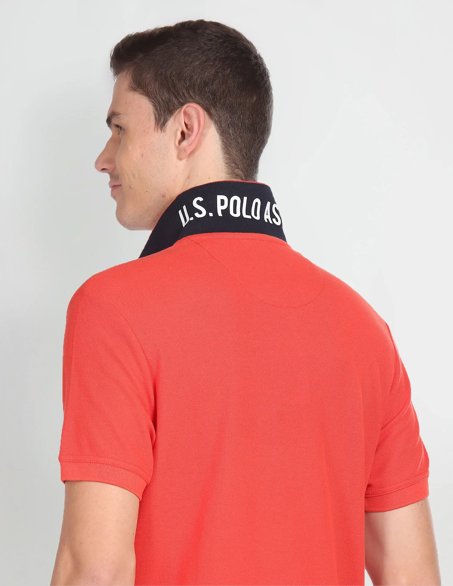 U.S. Polo Assn. Denim Co. Solid Muscle Fit Polo Shirt