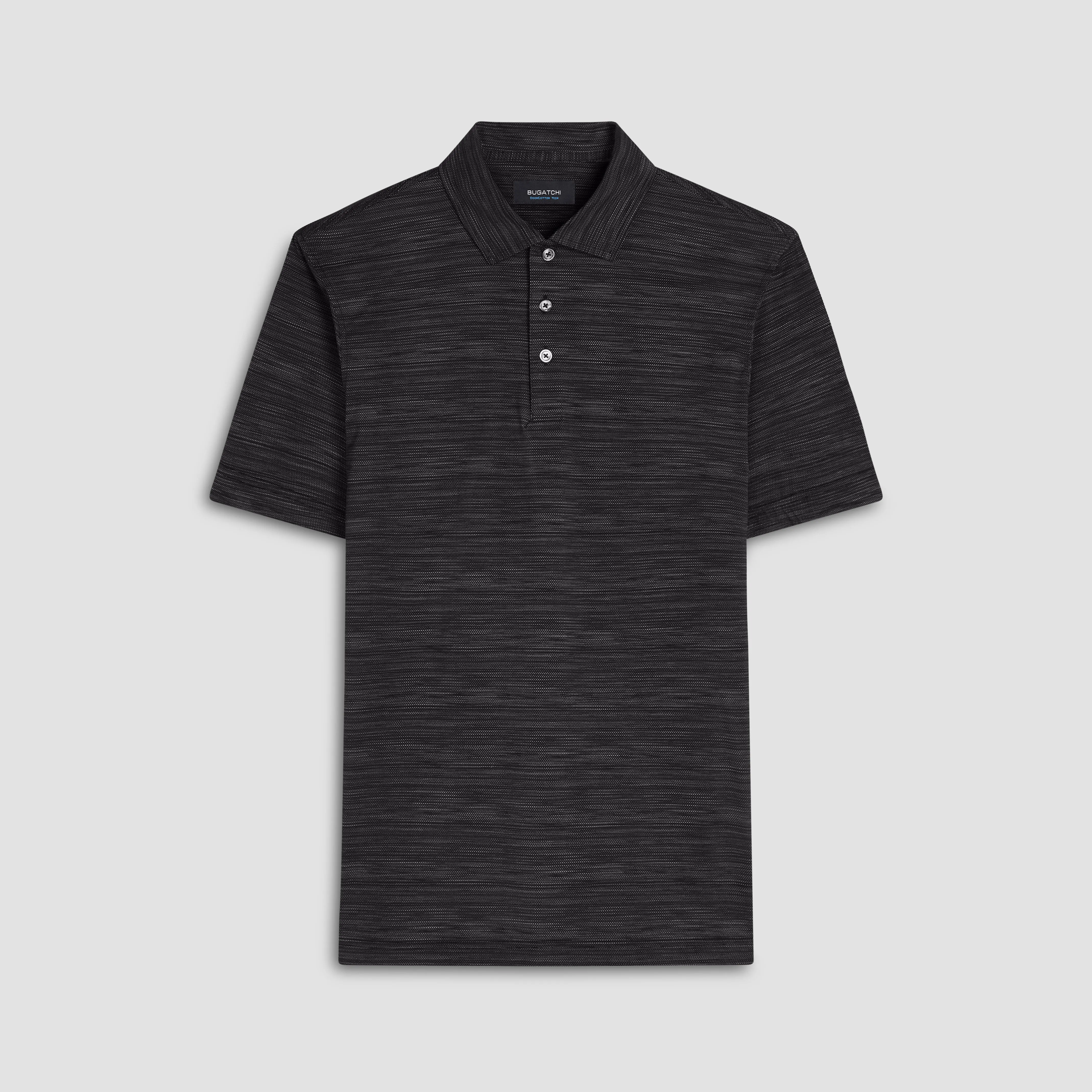 Victor Striated Print OoohCotton Polo