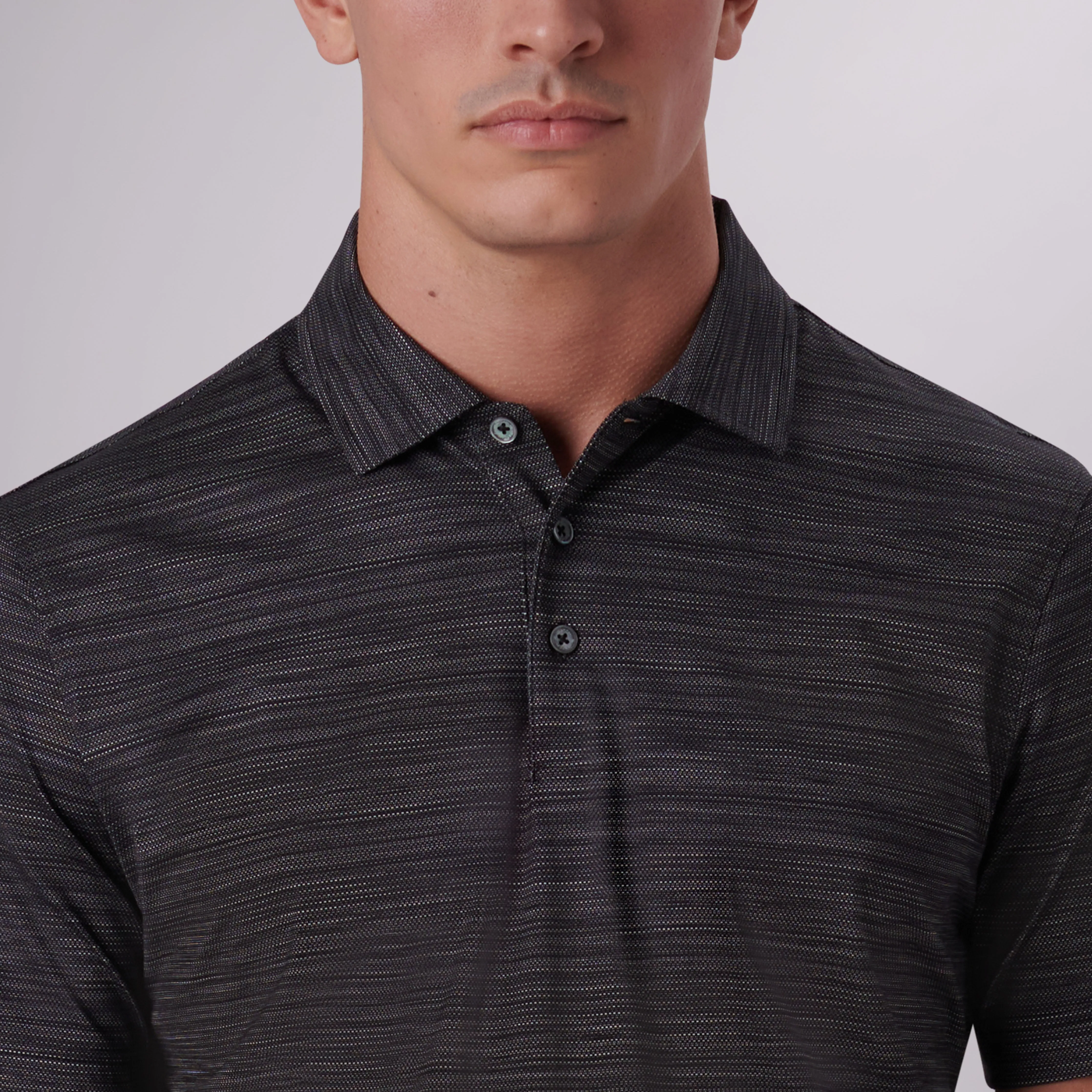 Victor Striated Print OoohCotton Polo