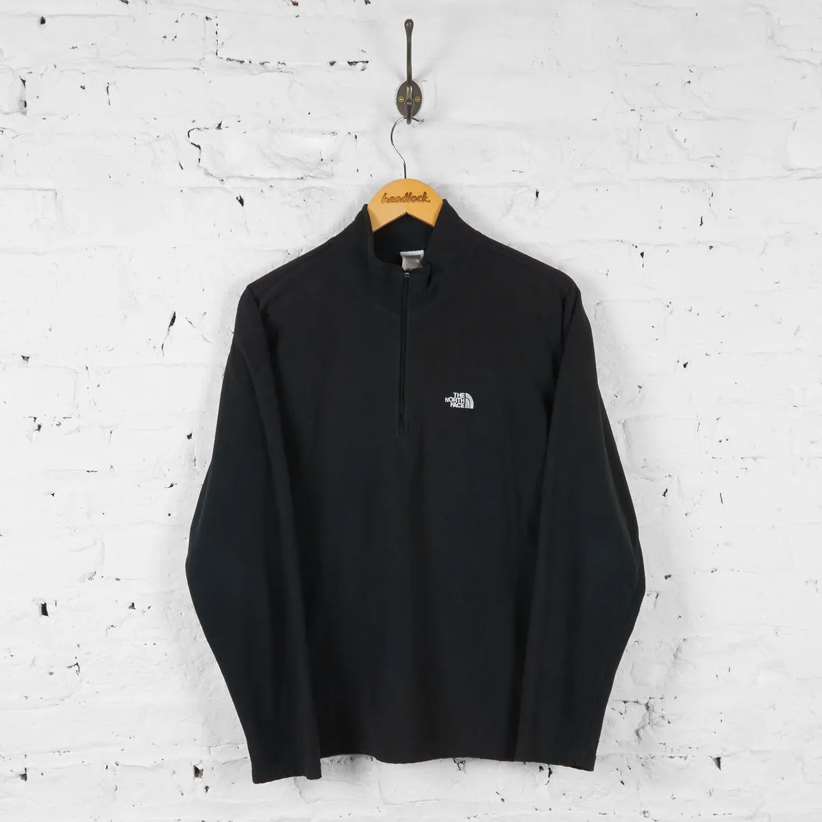 Vintage 1/4 Zip Up The North Face Fleece - Black - M