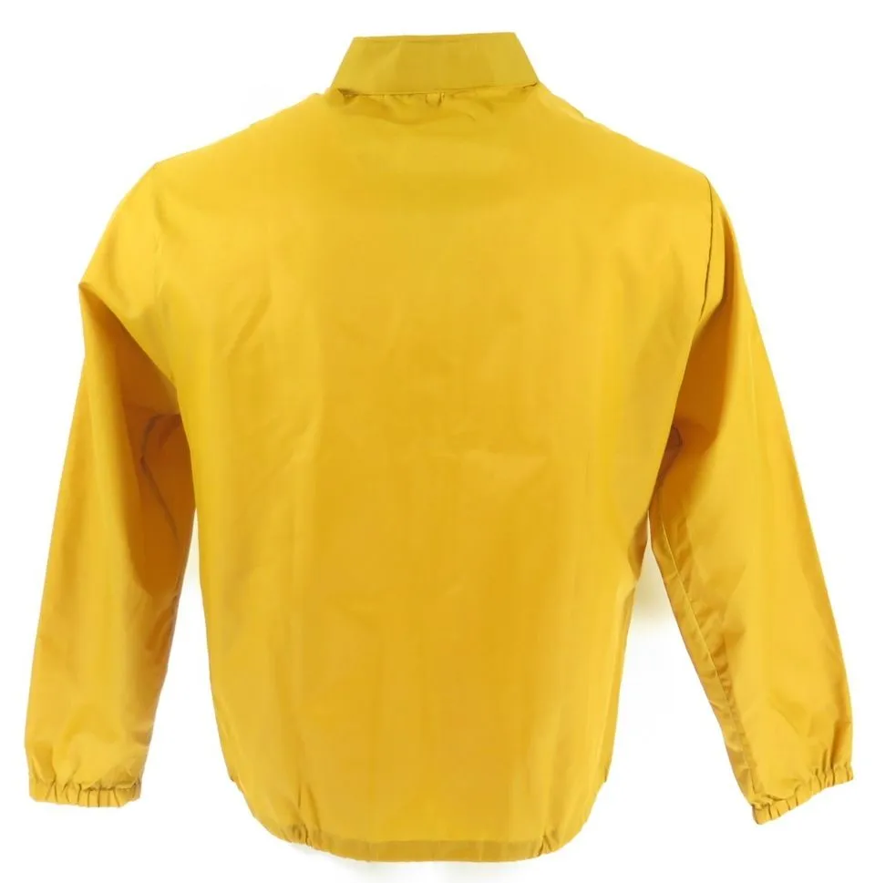 Vintage 60s Stud Racing Jacket Mens M Deadstock Stripes Yellow Nylon