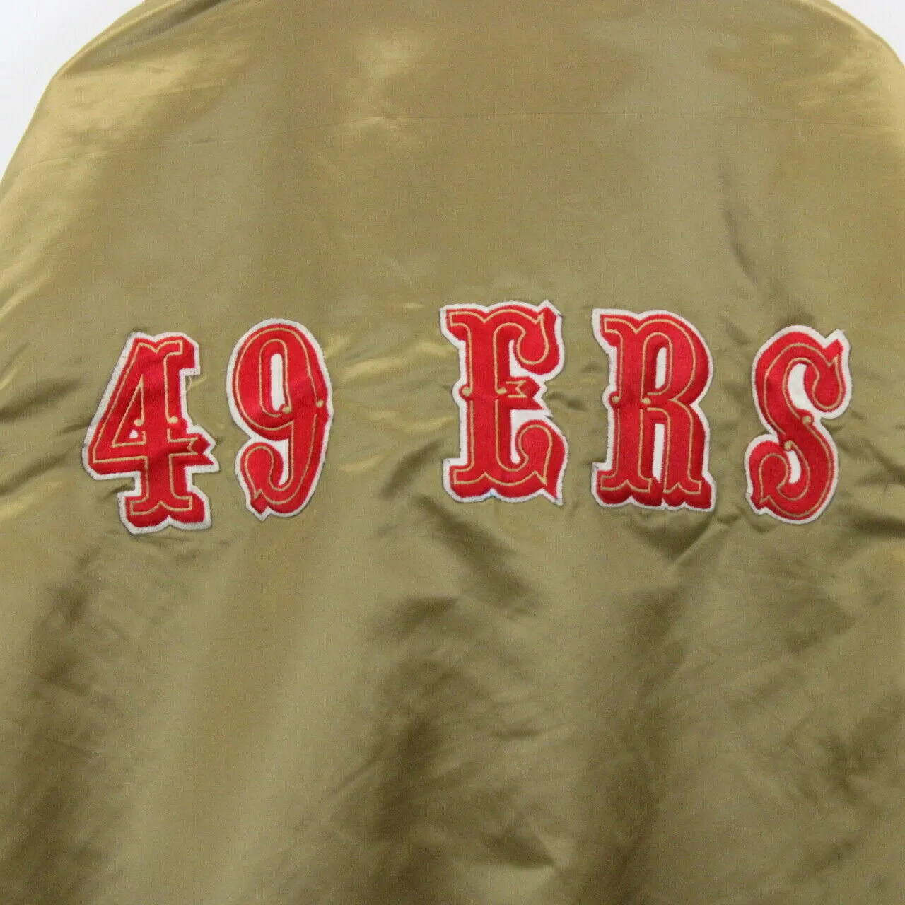 Vintage 90s STARTER San Francisco 49ers Jacket Gold | XL