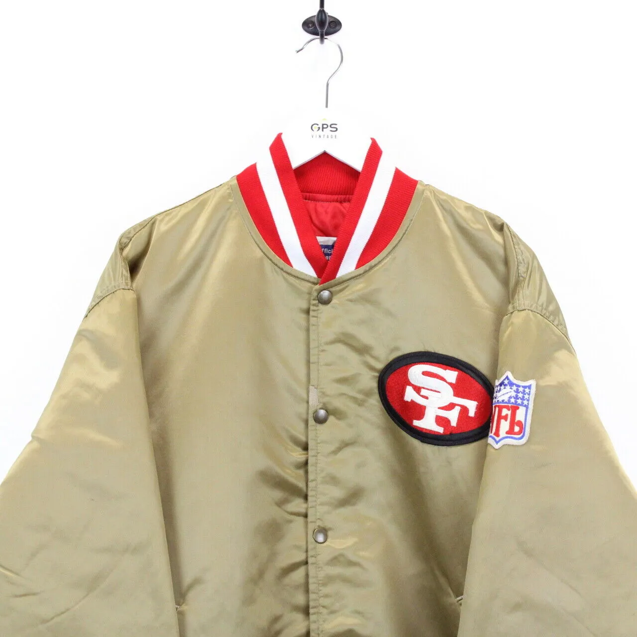 Vintage 90s STARTER San Francisco 49ers Jacket Gold | XL